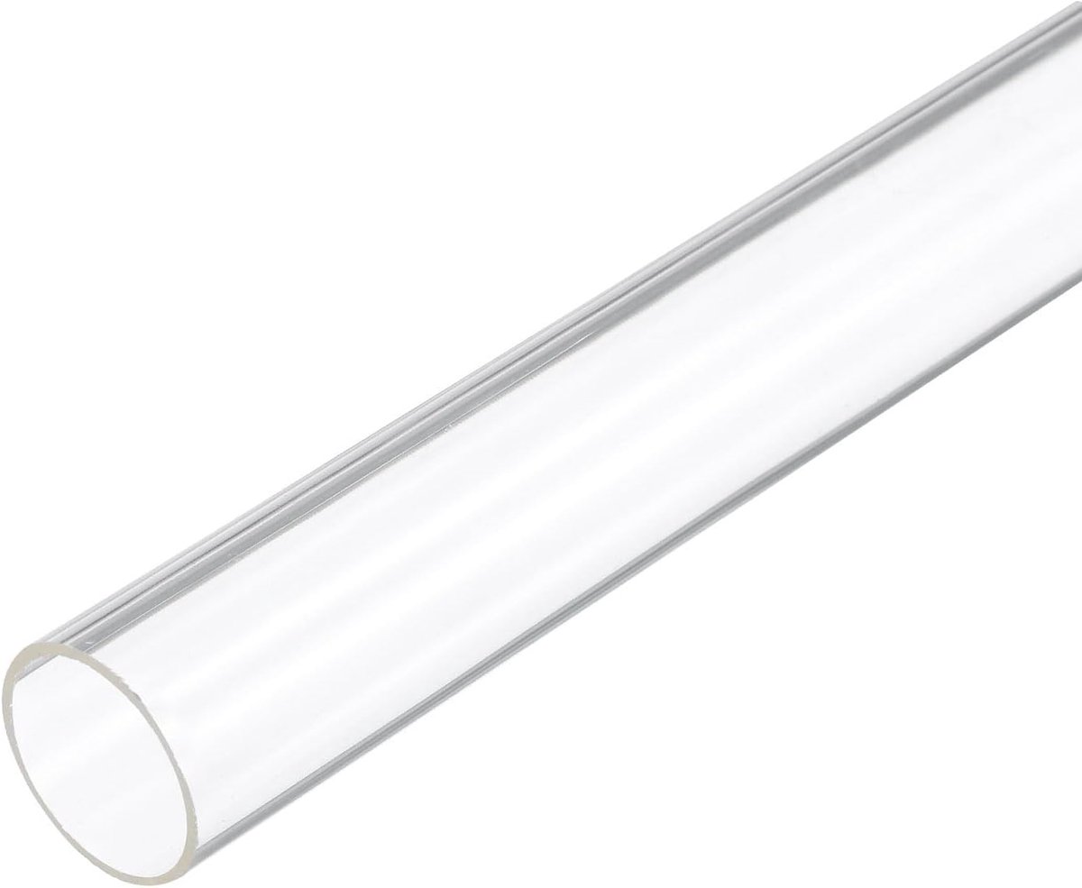 Plastic stijve buis 18 mm x 20 mm (0,7 x 0,8 inch) acryl buis ronde polycarbonaat buis, [voor sanitair, hydrauliek, aquarium, doe-het-zelf]