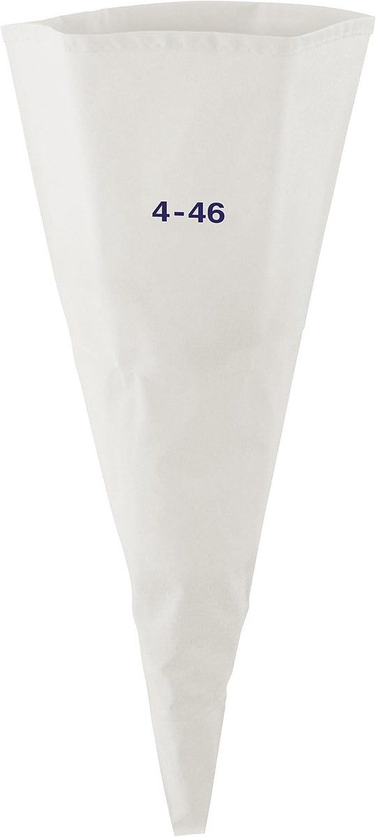 Professional prullenbak 46 cm, PU-gecoat katoen, wit, 2 stuks