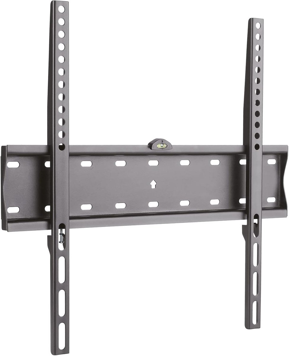 TV muurbeugel - slechts 2,7 cm wandafstand plat smal vast - voor 26-55 inch LCD LED OLED televisies - VESA 100 200 300 400 zwart model: P48A