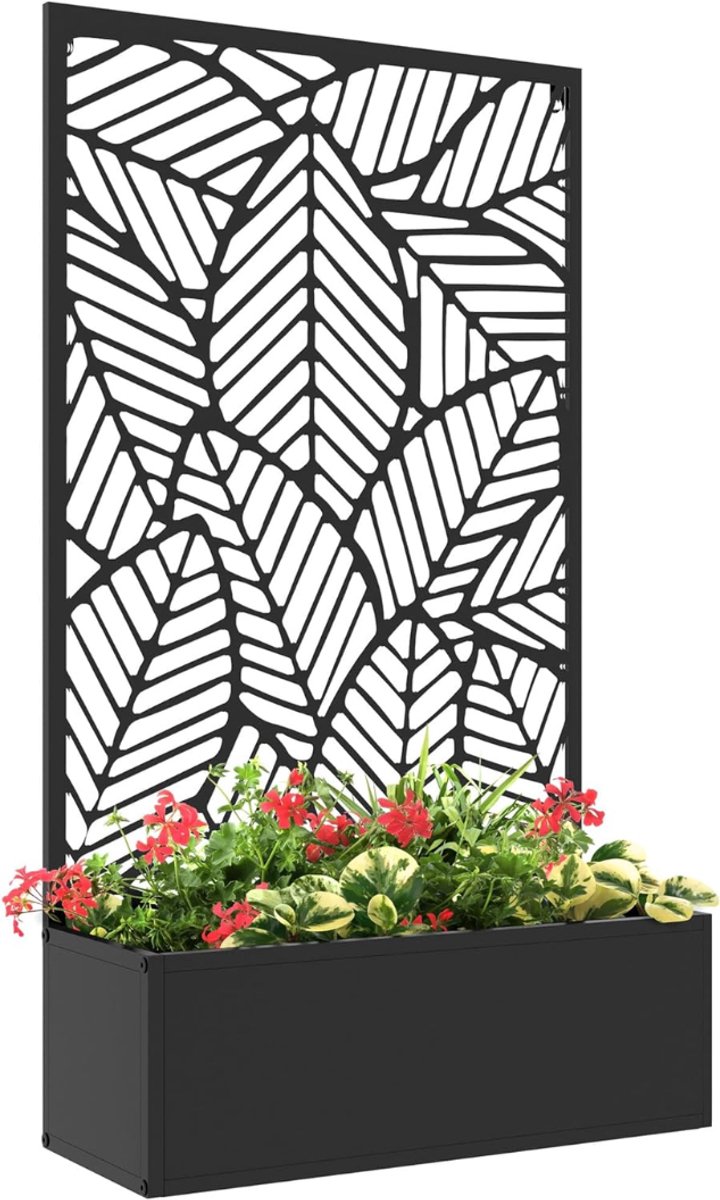 VLSelect® Plantenbak Met Klimrek - Plantenrek - Bloembak