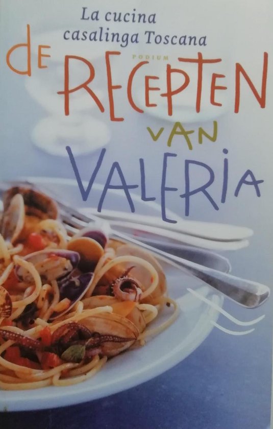 Cover van het boek 'De recepten van Valeria'