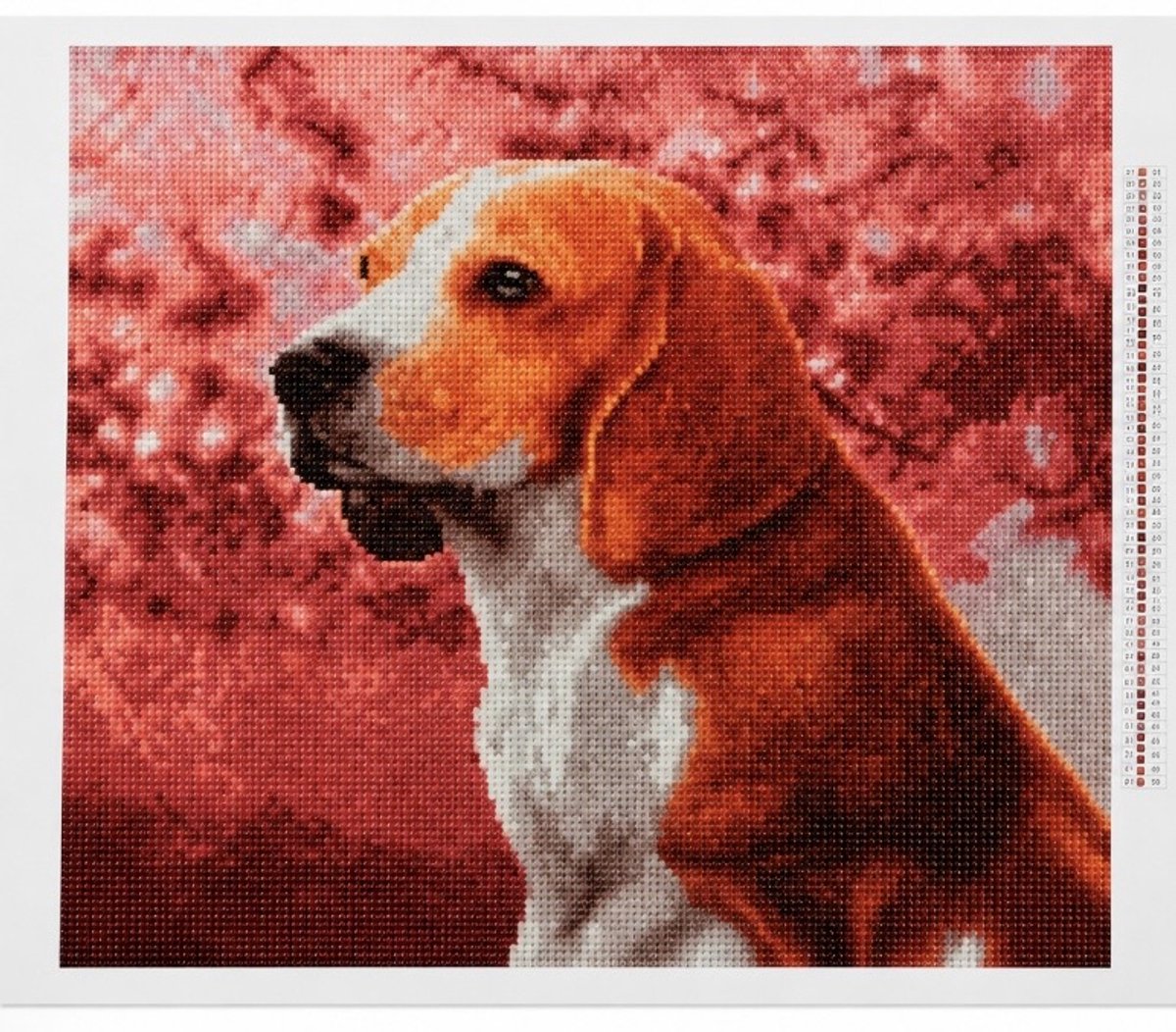 Diamond painting hond 40x60