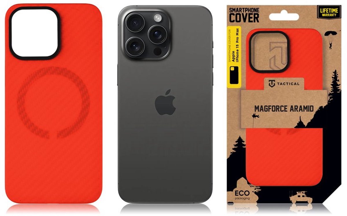 Tactical hoesje - Geschikt voor iPhone 15 Pro Max - Bloody Mary
