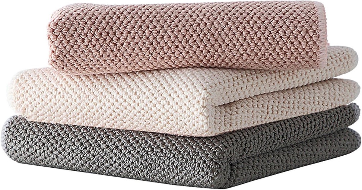 Theedoeken 30 x 30 cm - Microvezel - Wasbaar - Ideaal voor schoonmaken - SnelShoppen