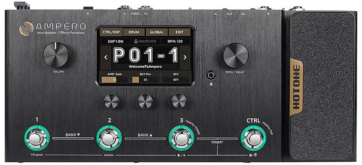 Hotone MP-100 Ampero Amp Modeler / Effects Processor
