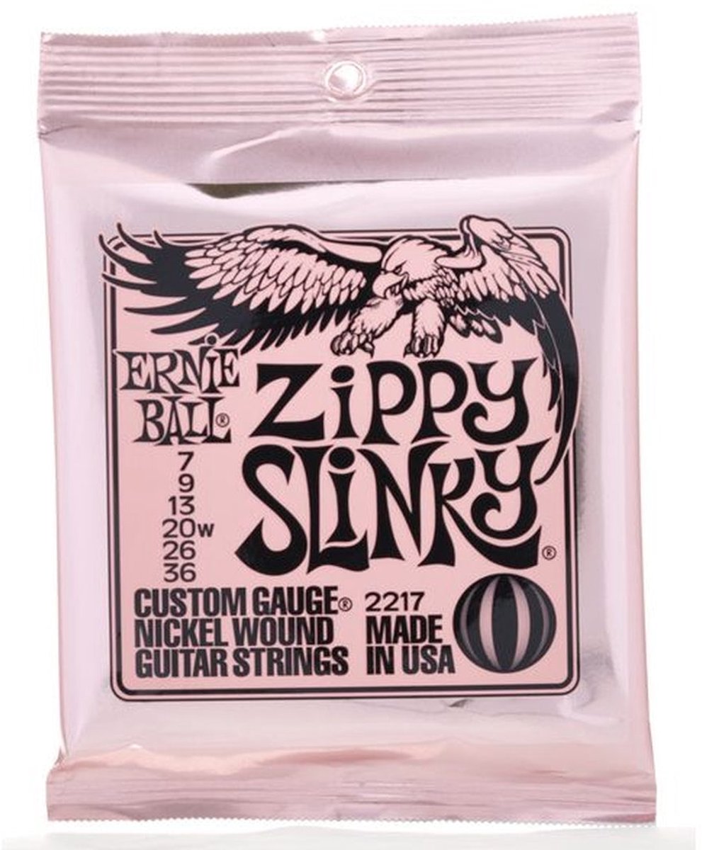 Ernie Ball 2217 Zippy Slinky elektrische gitaarsnaren (007-036)