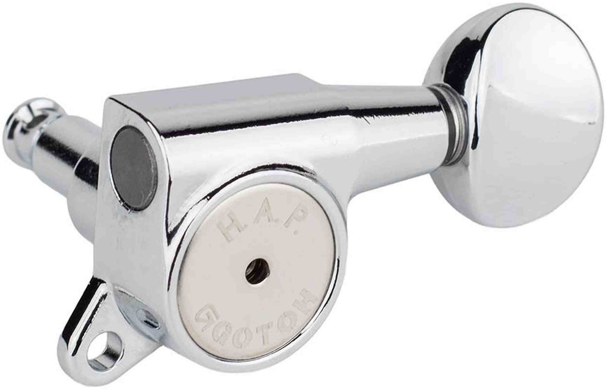 Gotoh GTH13882 SG381 stemmechanieken (posts 6xL) met HAP and 05 knoppen, 6L, chroom