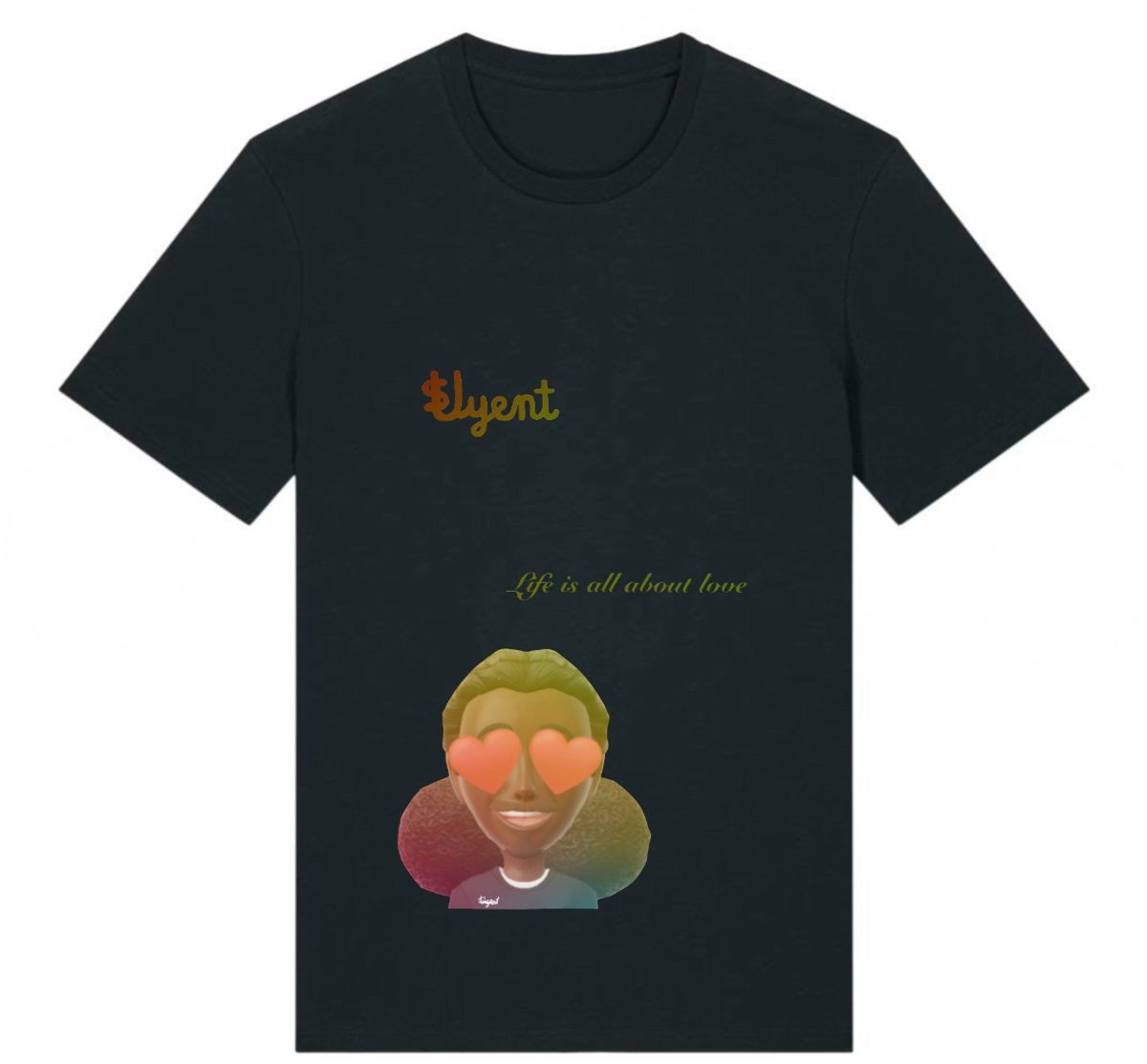 Svyent t-shirt avatar in love colored (life is all about love)