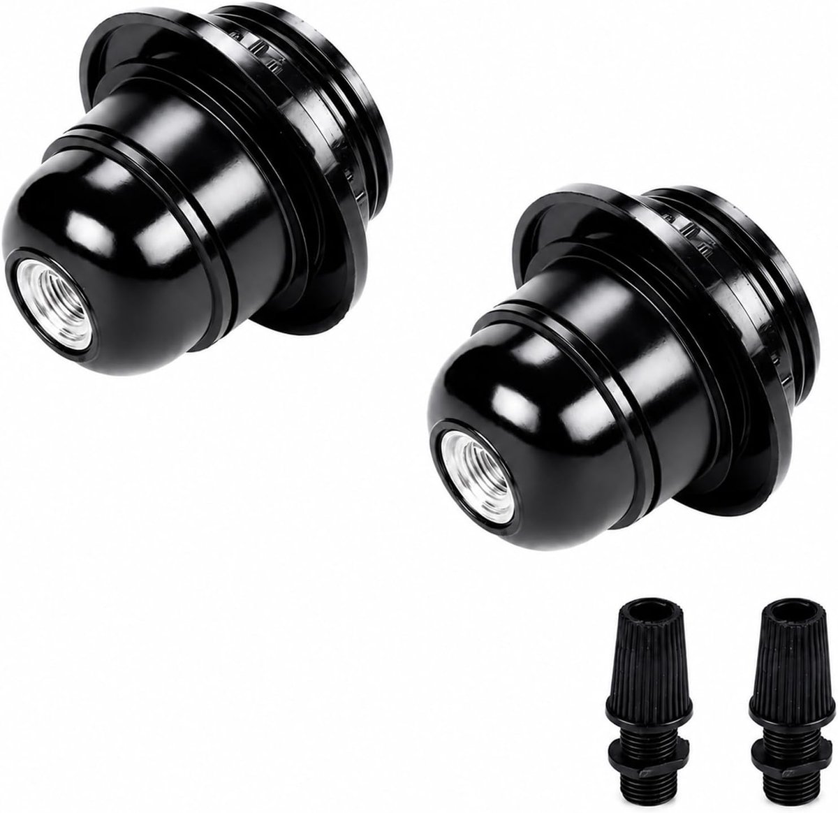 Powice E27 fitting, 2x lamp fitting E27, socket E27 lamp fitting voor tafellamp, staande lamp of plafondlamp - ShopVlot
