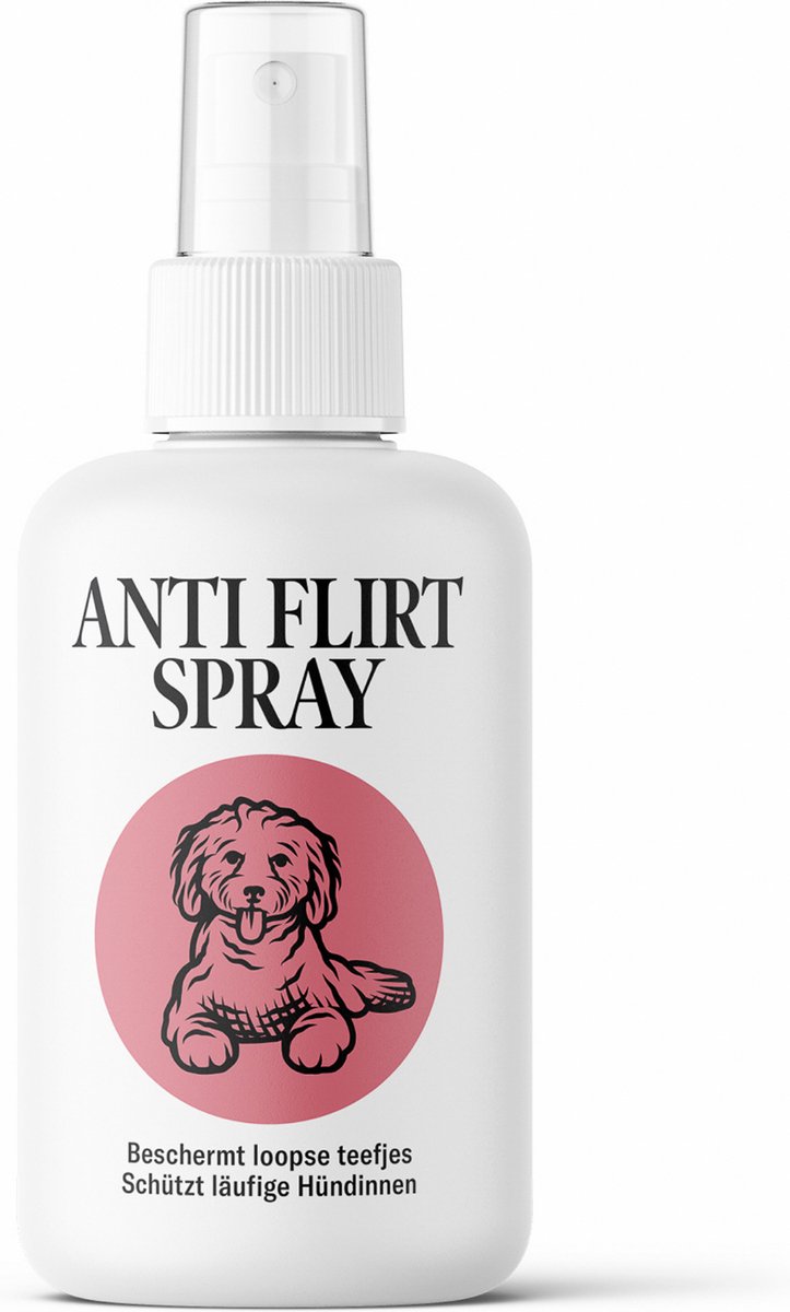 Sensipharm® Anti Flirt Spray – bij Loopsheid Hond – Maskeert Geur Loopse Teef – 100 ml