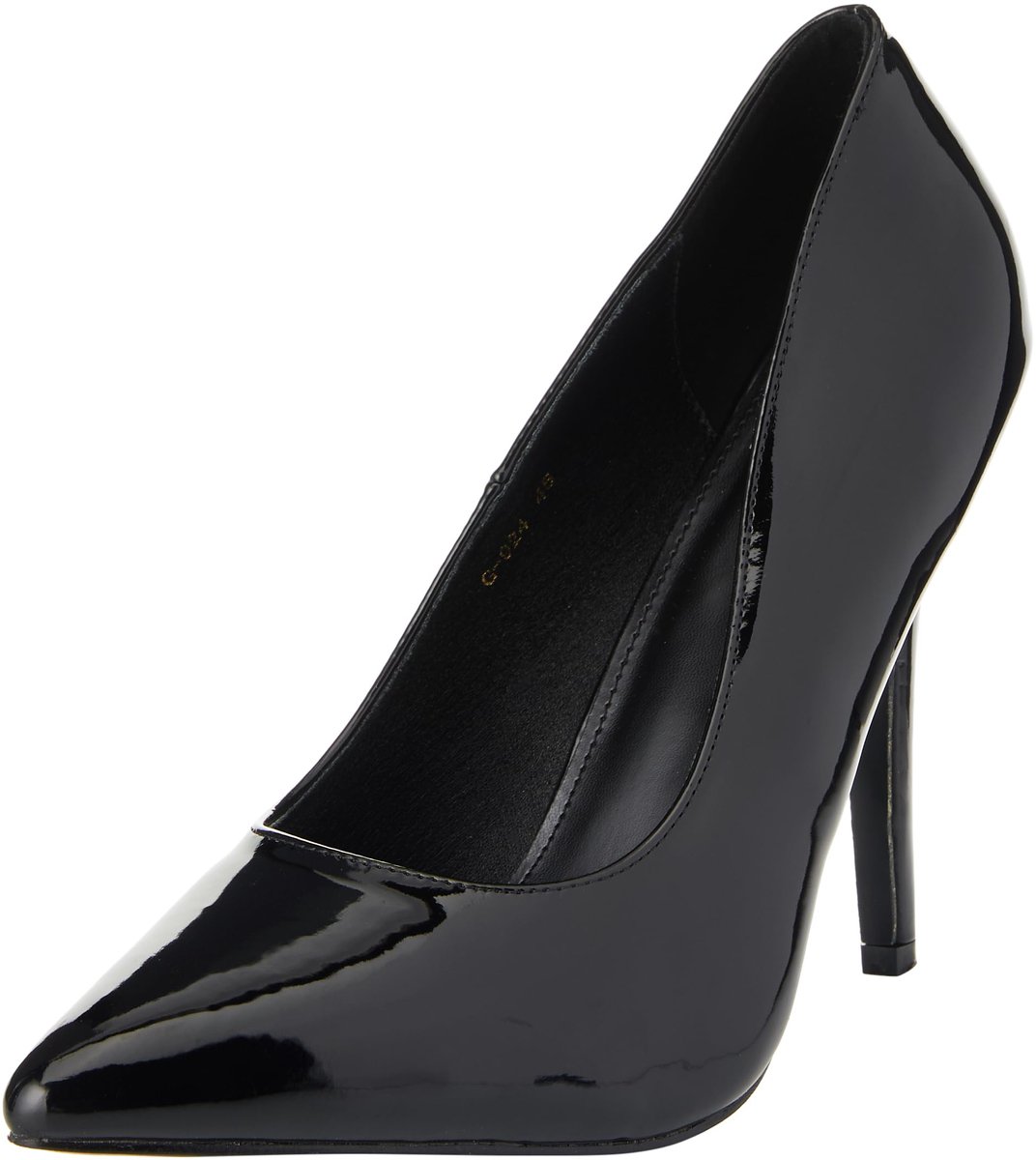SnelShoppen - Vrouwen Stiletto Hoge Hak Puntpompen Dames - Party Clubbing Werk Schoenen Maat 3-12 - Zwart Patent