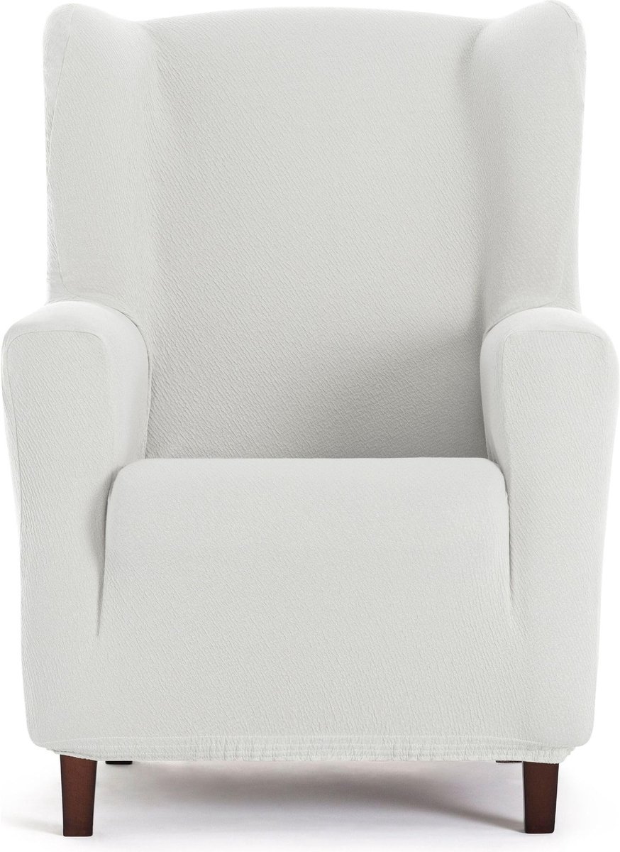 SnelShoppen - Bi-elastische Oorfauteuilhoes - Ademend, Antislip en Volledige Bescherming - Wit - Geschikt voor Oorfauteuils - Makkelijk te Aanbrengen