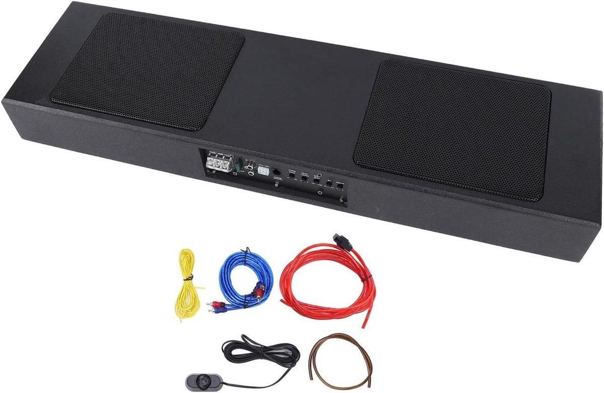Auto Subwoofer - Onderstoel subwoofer - Verbeteren geluid - Slank ontwerp - 6x9 Inch - Zwart