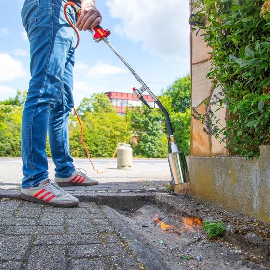 ApexArte® Onkruidbrander - Brander voor Onkruid - Onkruidverdelger - Oranje van ApexArte — afbeelding 5