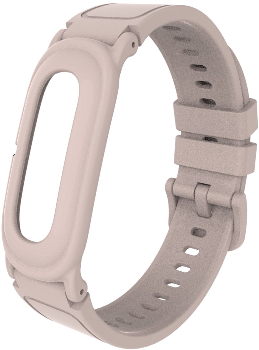 Stravo TPU Sportbandje – Geschikt voor Fitbit Air – Zacht, Comfortabel & Waterbestendig Siliconen Horlogebandje – Roze
