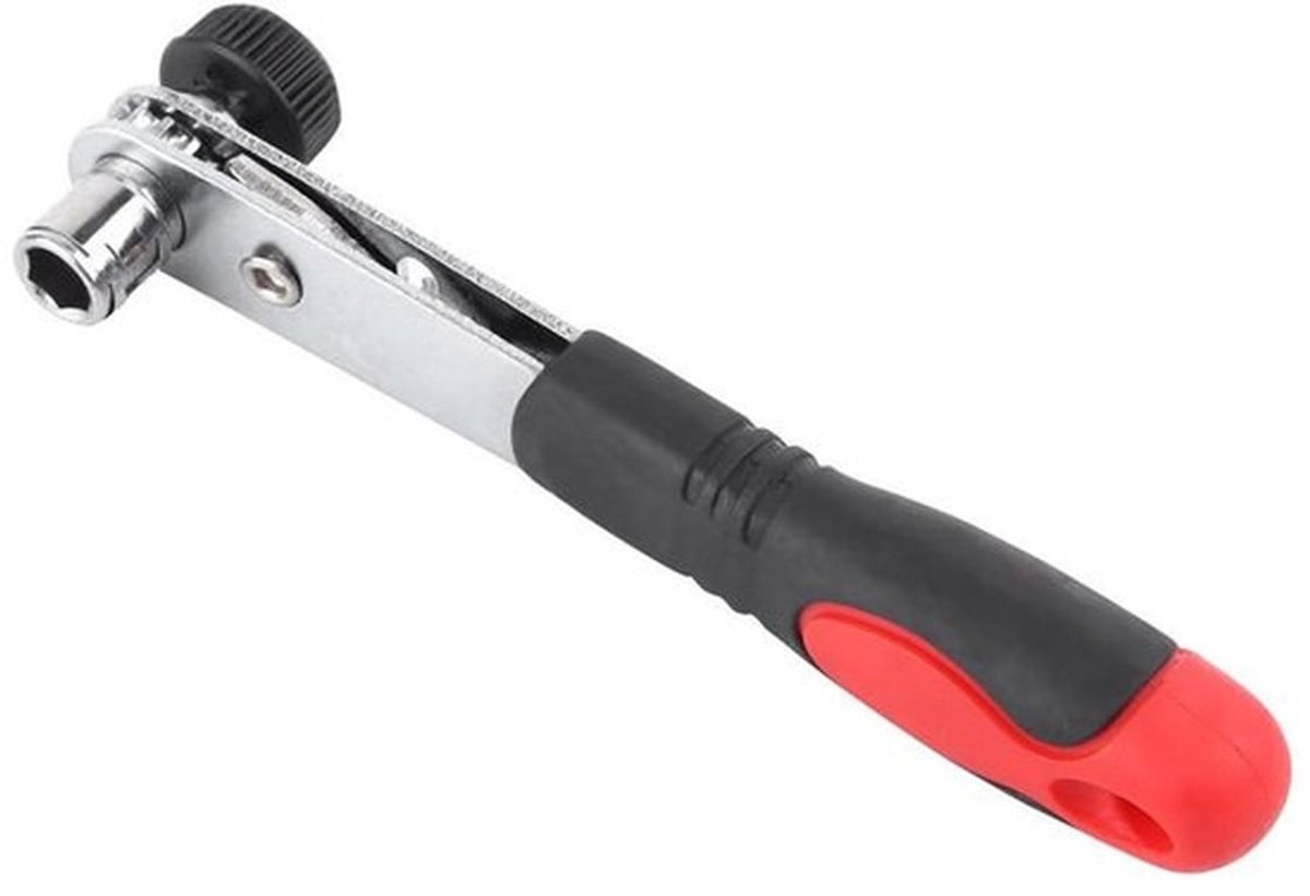 Ratelsleutel Set met Mini Driver en Schroevendraaier Bits - Handvat en Sockets - Handige Tool voor Handbenodigdheden Accessoires, 1/4-inch.