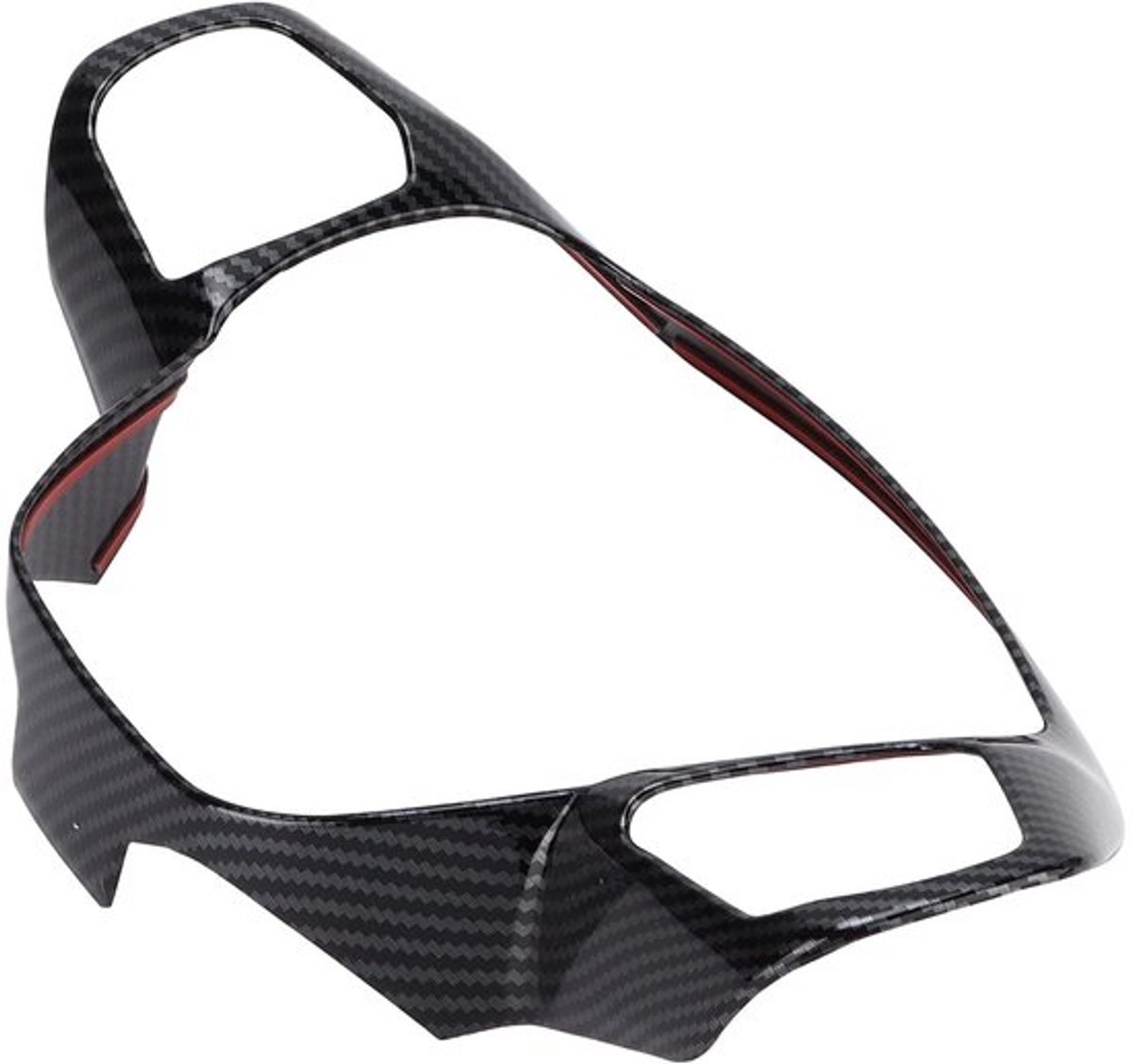 Stuurhoes Carbon Fiber Stijl - Stuurwiel Trim - Vervanging voor Focus 2019-2021 - ABS - Comfortabel - Luxe Interieur - Stuurwielcover
