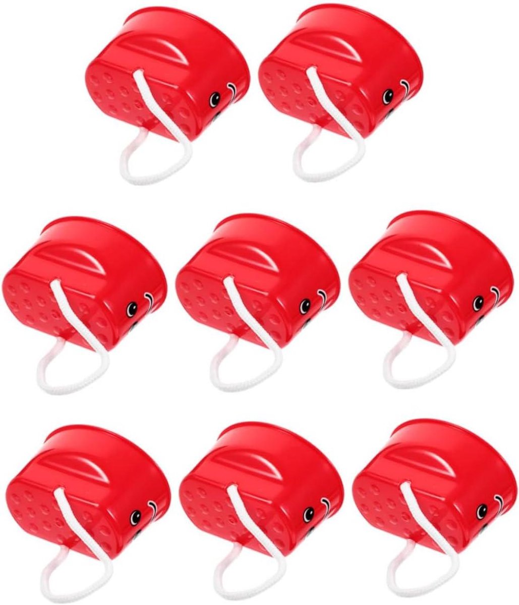 Kinder Loopstokken - Balans Steltenspeelgoed - Motorische Ontwikkeling - Lichtgewicht Duurzaam Plastic - 11.50X6.30X5.20CM - Rood