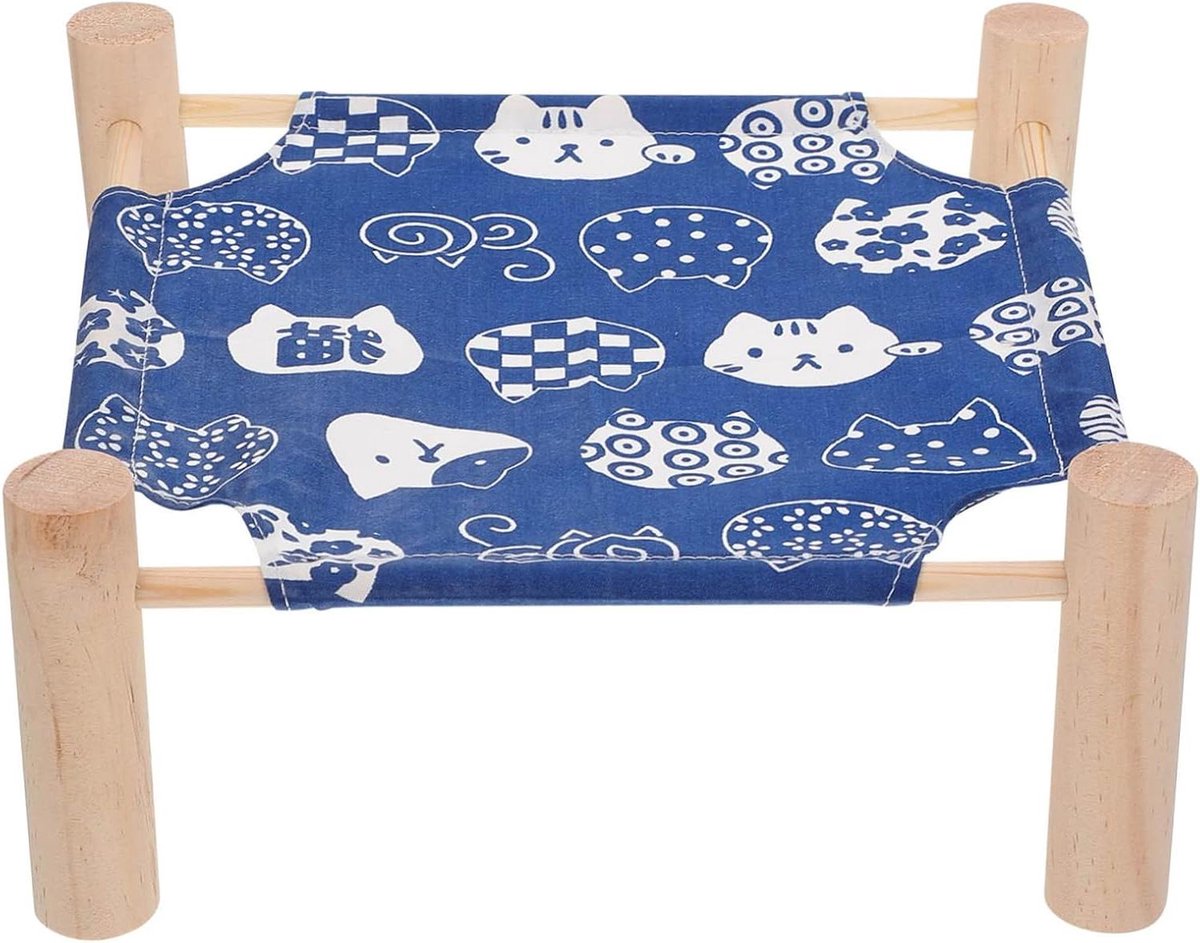 Hamster Nest Bed - Dierenmandje Cavia - Kleine Dieren Rusten - Verhoogd Ontwerp - 23 x 23 x 10 cm
