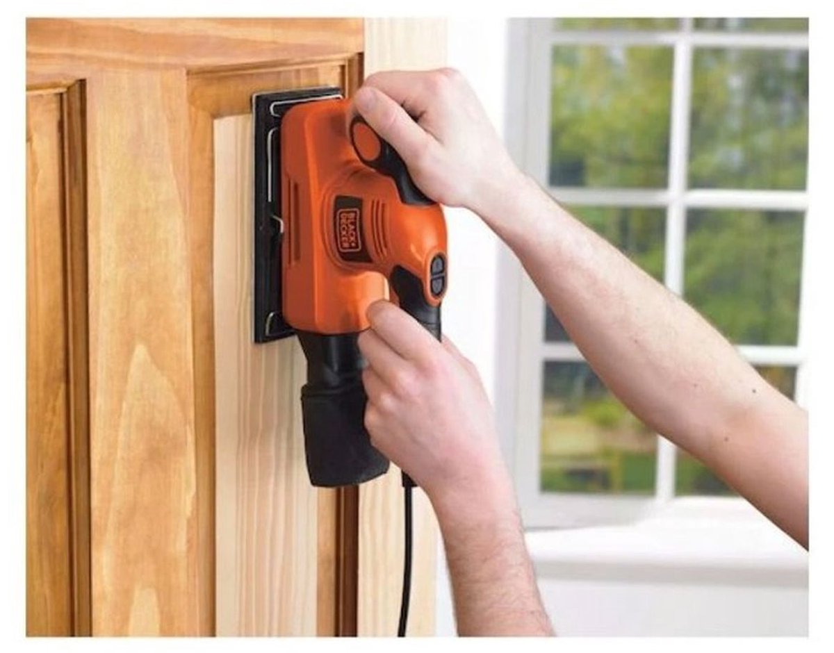 BLACK+DECKER 240W 1/3vel vlakschuurmachine thumbnail 3