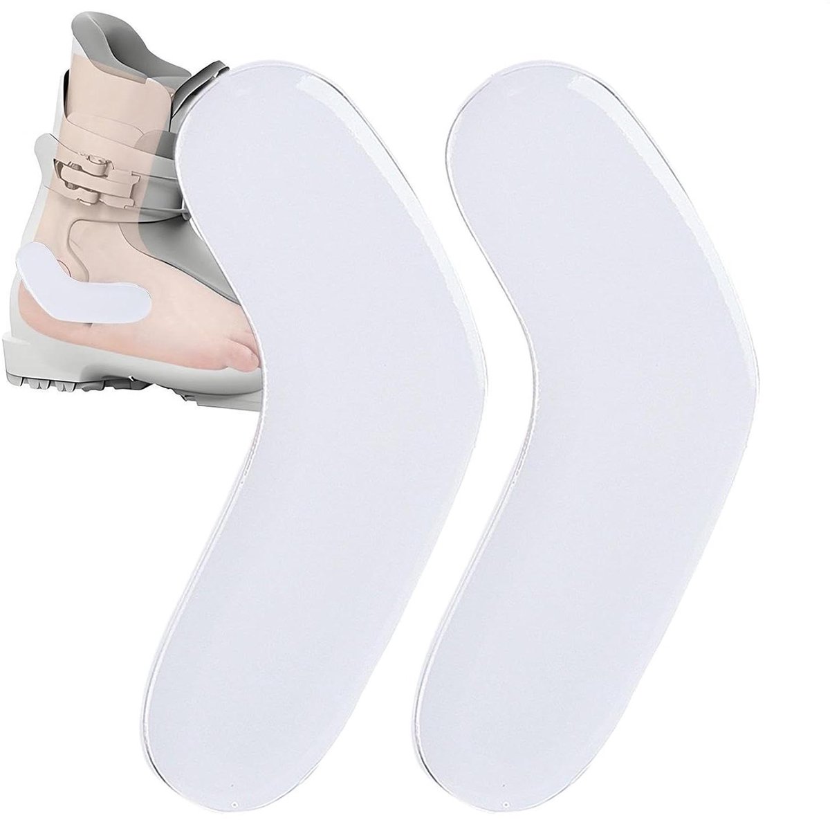 Skibeschermers - Enkelbeschermers Gel Pads - Sport Ondersteuning - Ademend Ergonomisch - Verwijzen naar beschrijving - Wit