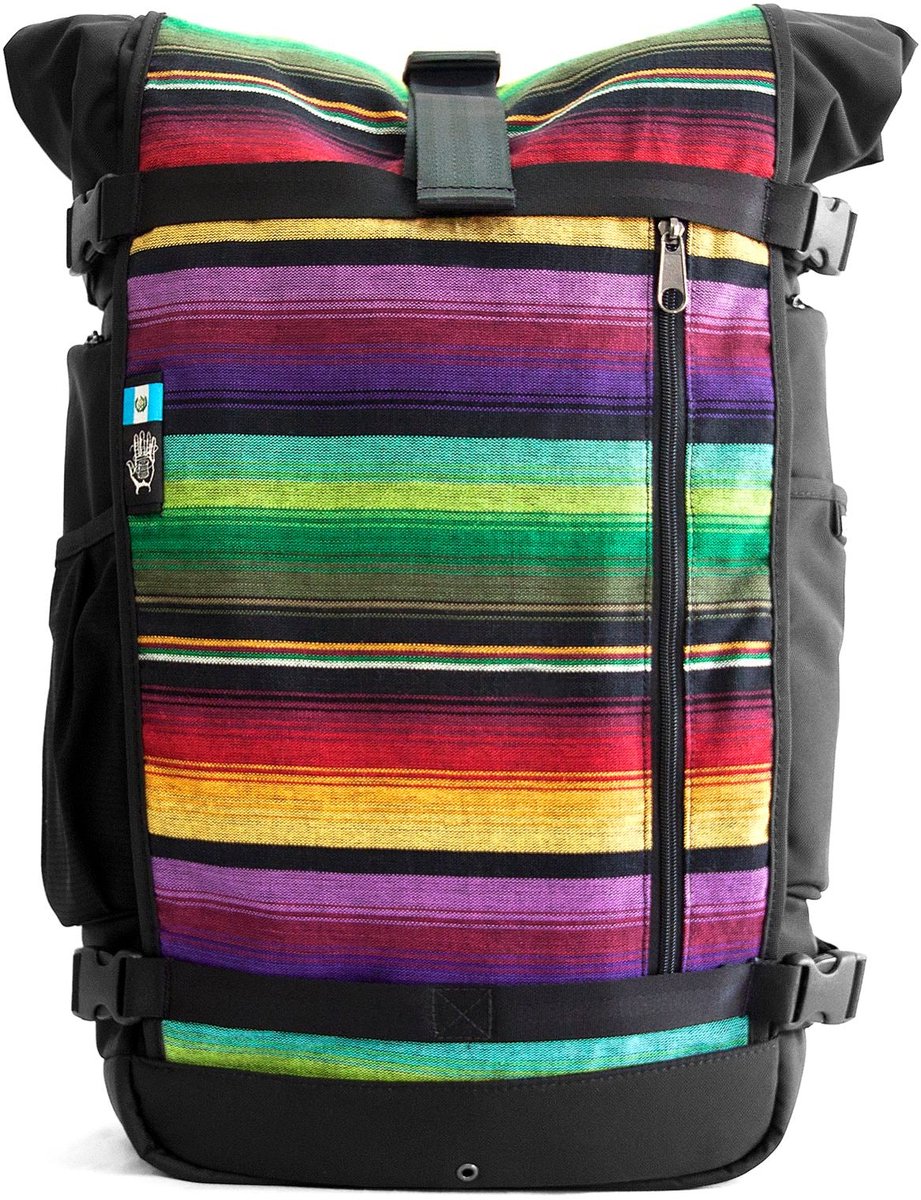 Ethnotek Raja 46 Liter Rolltop Rugzak / Backpack - Geschikt voor 15-17 inch laptops - Reistas / Handbagage