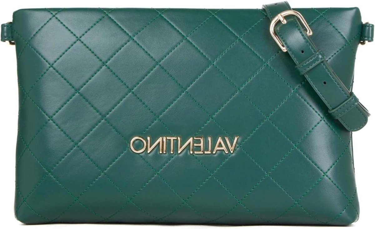 Schoudertas Pochette - Avondtasje Clutch - Feestelijke Gelegenheden - Elegante Stijl - 34 cm breed - Donkergroen