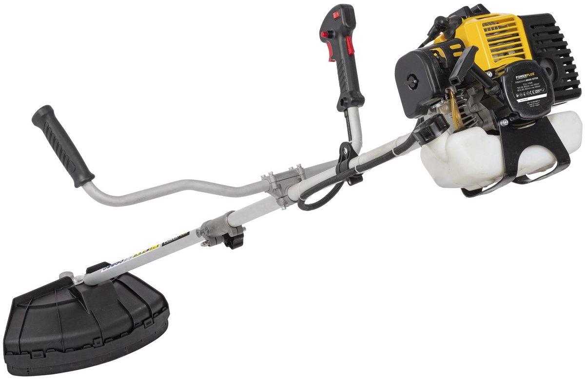 Bol.com Powerplus Benzine Bosmaaier POWXG30410 - Benzine Bosmaaier en Grastrimmer van 32,5 cc met 0,8 l Tankinhoud - Tuingereeds... aanbieding