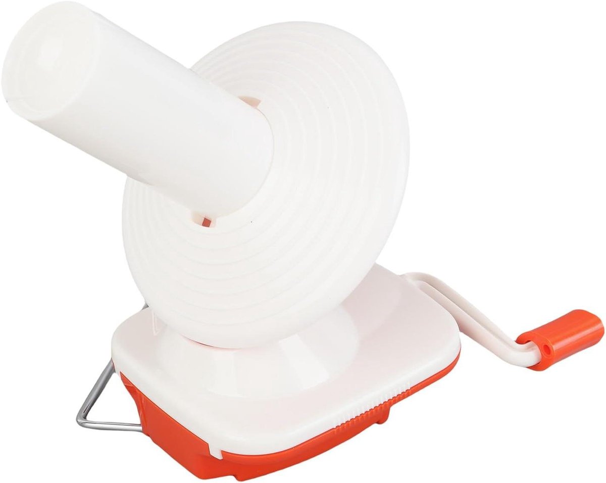Garenopwinder Handmatig - Garenboller Breien - Garen Organiseren - Stille Werking - 12 cm Diameter - Wit