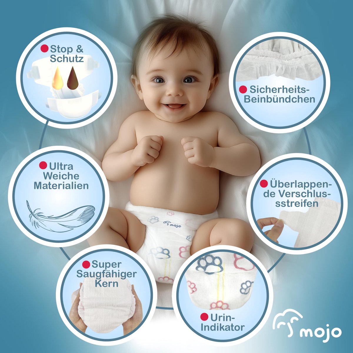 SnelShoppen - Wegwerp babyluiers maat 5, ultrazacht, ademend, super absorberend, uniseks, lekbescherming, voor baby’s 12-17 kg, 102 stuks