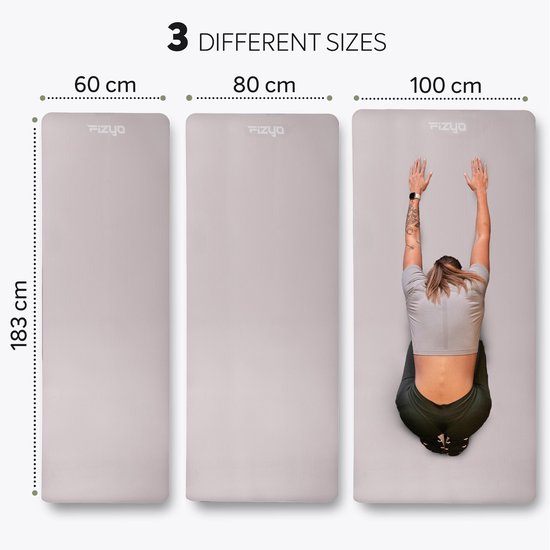 SnelShoppen - Dikke Grote Yogamat 190x100cm, Antislip NBR-schuim, Duurzaam Synthetisch Rubber voor Pilates, Gymnastiek, Fitness en Ontspanning, Geschi van Snelshoppen — afbeelding 5
