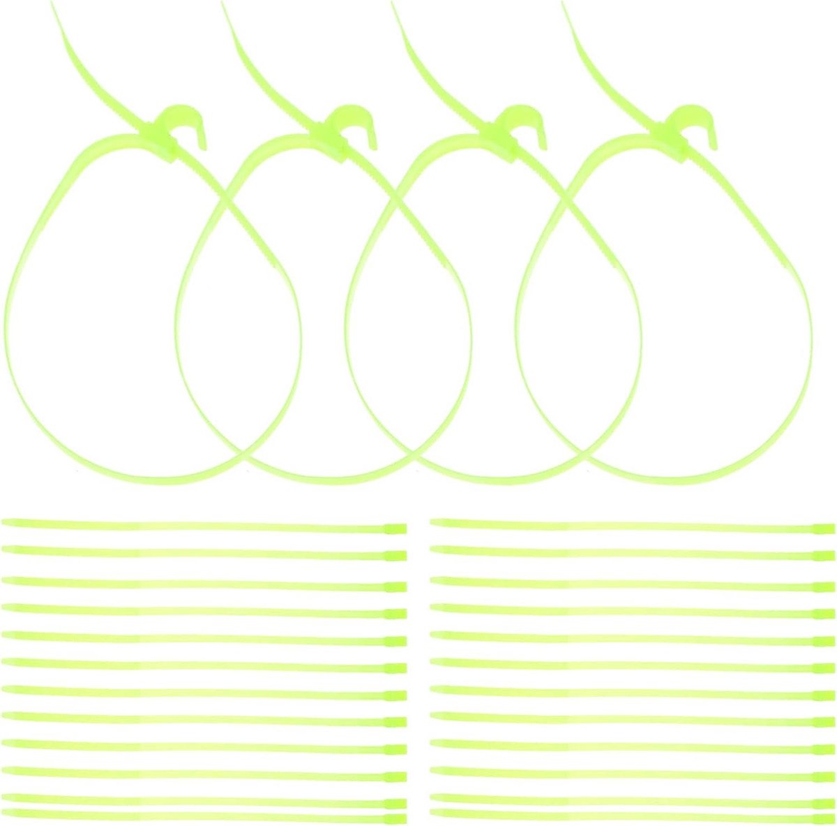 Brandblusser Bindriemen - Brandblusser Onderdelen - Brandveiligheid Borgen - Flexibele Slanghouder - 50 cm - Groen