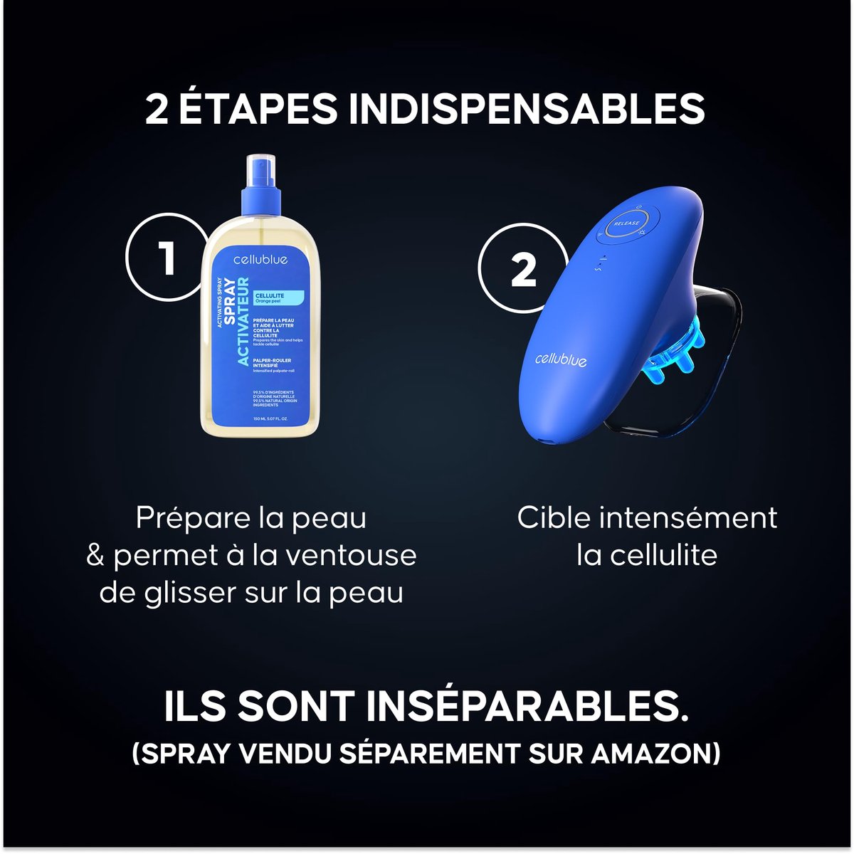 SnelShoppen - Elektrische anti-cellulitis-zuignap voor professioneel gebruik, 6 intensiteitsniveaus, aanraakeffect en blauw licht - Ideaal voor een st
