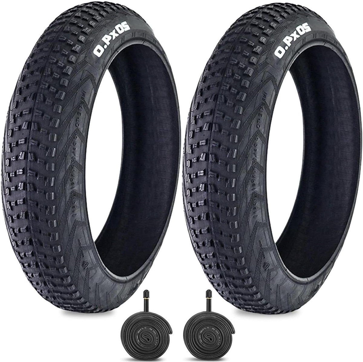 Fietsbanden Set - Dikke Banden - All-Terrain Rijden - Anti-lek Technologie - 20x4.0 Inch - Zwart