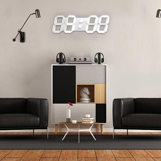 LED Wandklok - Sfeerlamp Wake-up - Ontspanning Slaapkamer - Zonsondergang Simulatie - 14 x 3.81 cm - Kleurrijk — afbeelding 2