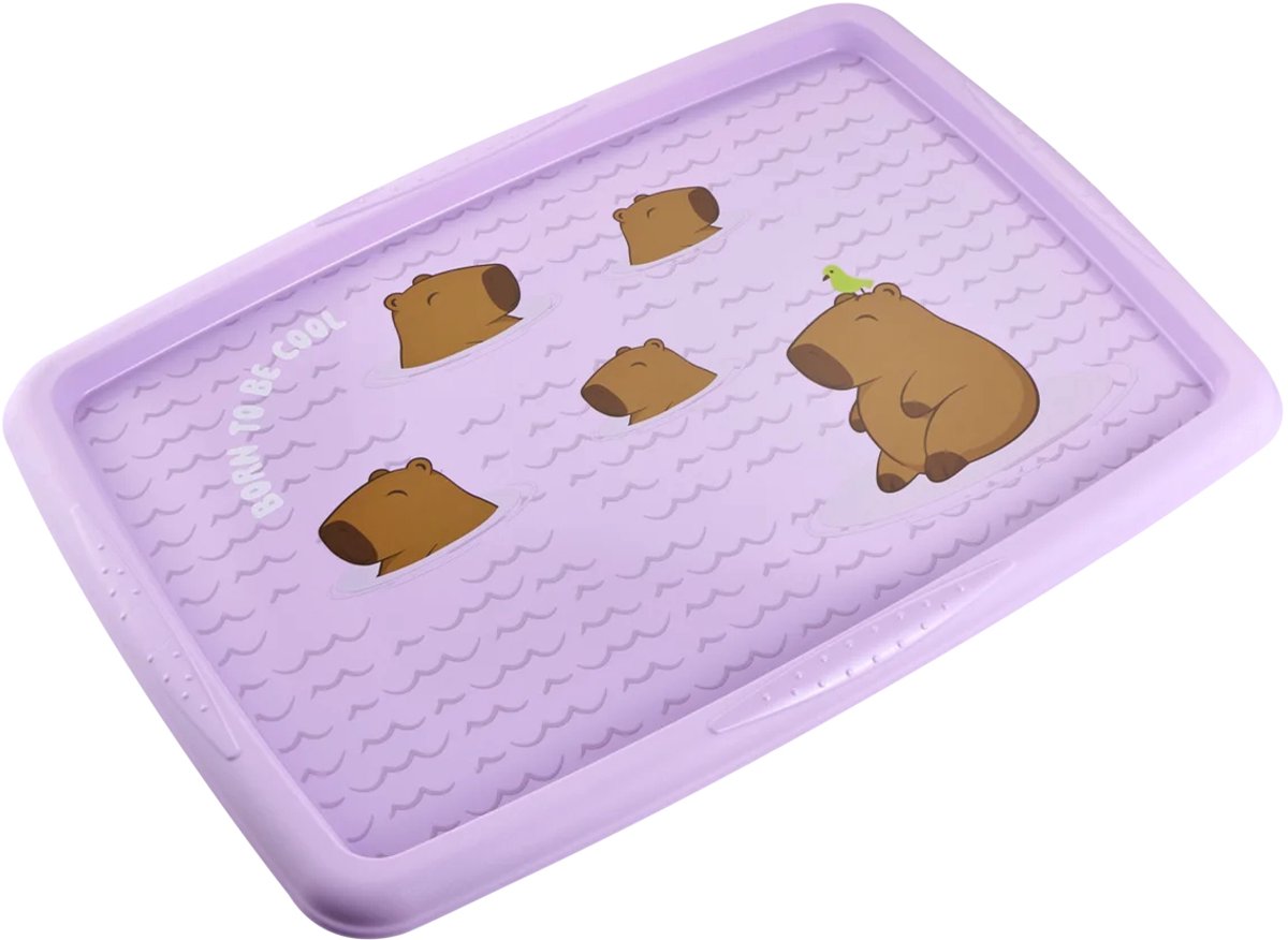 keeeper opbergbox Karolina Capybara, 45 liter, soft purple, 40x55x30 cm