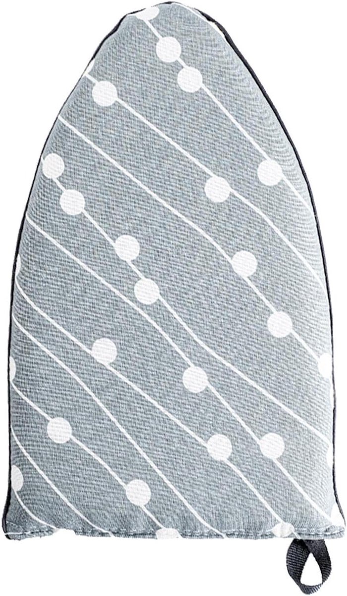 Strijkmat Hittebestendig - Strijkplank Kussen - Kleding Strijken - Met Vingerlus - 25 x 15 cm - Puntige stip