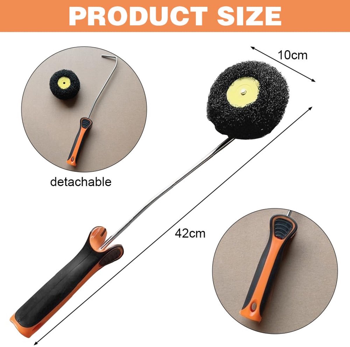 Dailygoods - Premium Spatelroller voor Plamuurmassa en Coatingwerk