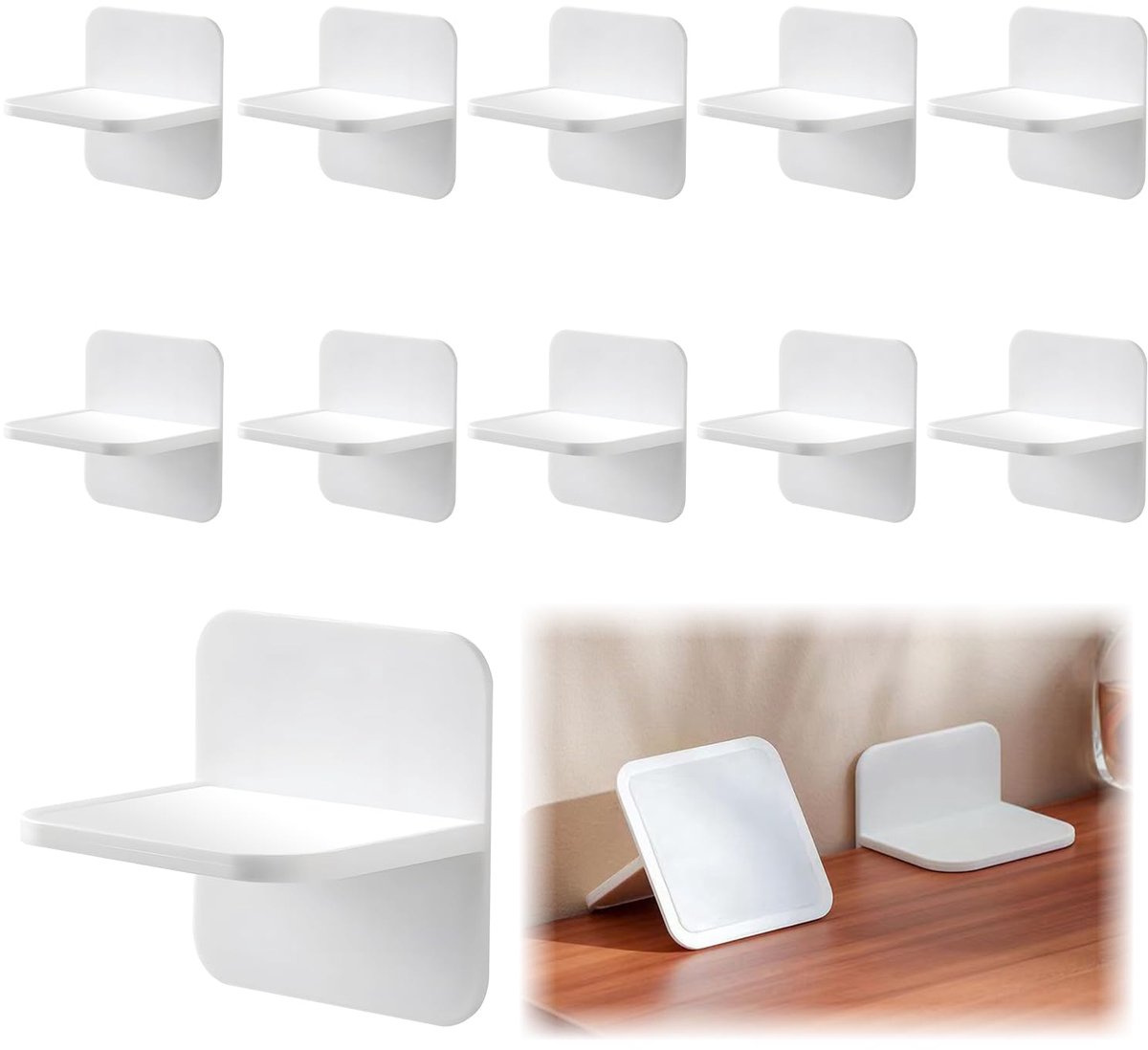 Dailygoods - Pack van 10 Meubelkantelbeveiliging - Kindveilig Anti-Kantelhouder zonder Boren
