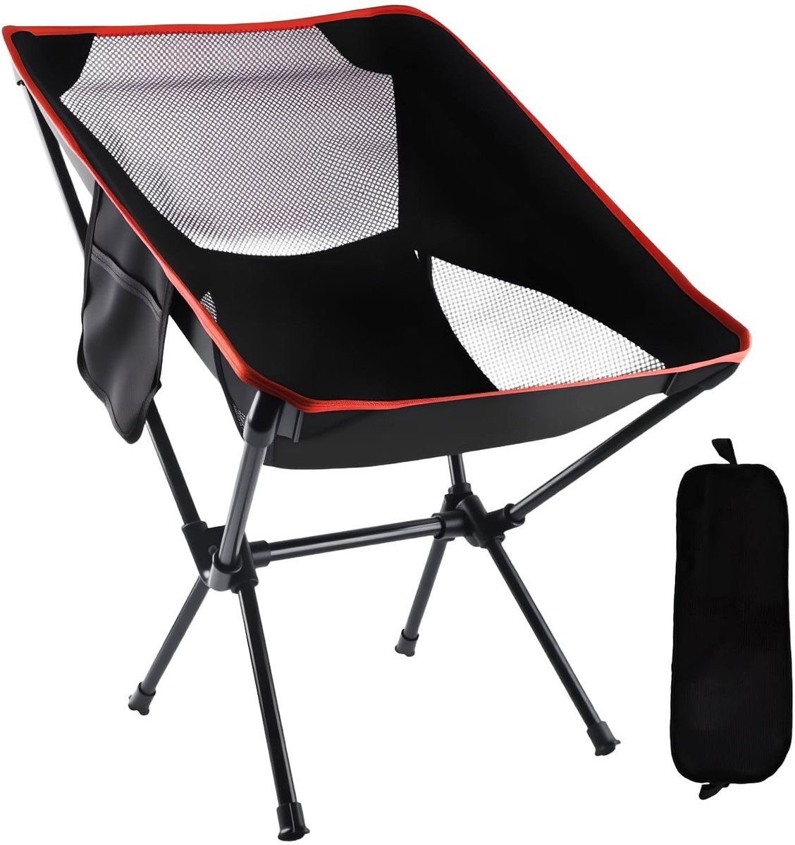Dailygoods - Opvouwbare Campingstoel met Draagtas - Ultralicht en Draagbaar voor Buitenactiviteiten