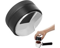Dailygoods - Espresso Level 58 mm Koffiedistributeur en Tamper van Aluminiumlegering