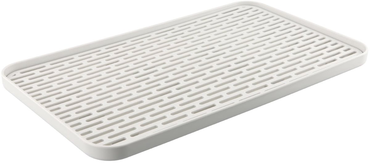 Dailygoods - 2-laags Afdruiprek voor Borden - 39 x 22.5 cm, Kunststof