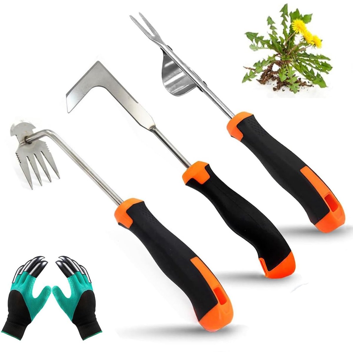 Dailygoods - Onkruidverwijderaar met Handgreep Tuingereedschap
