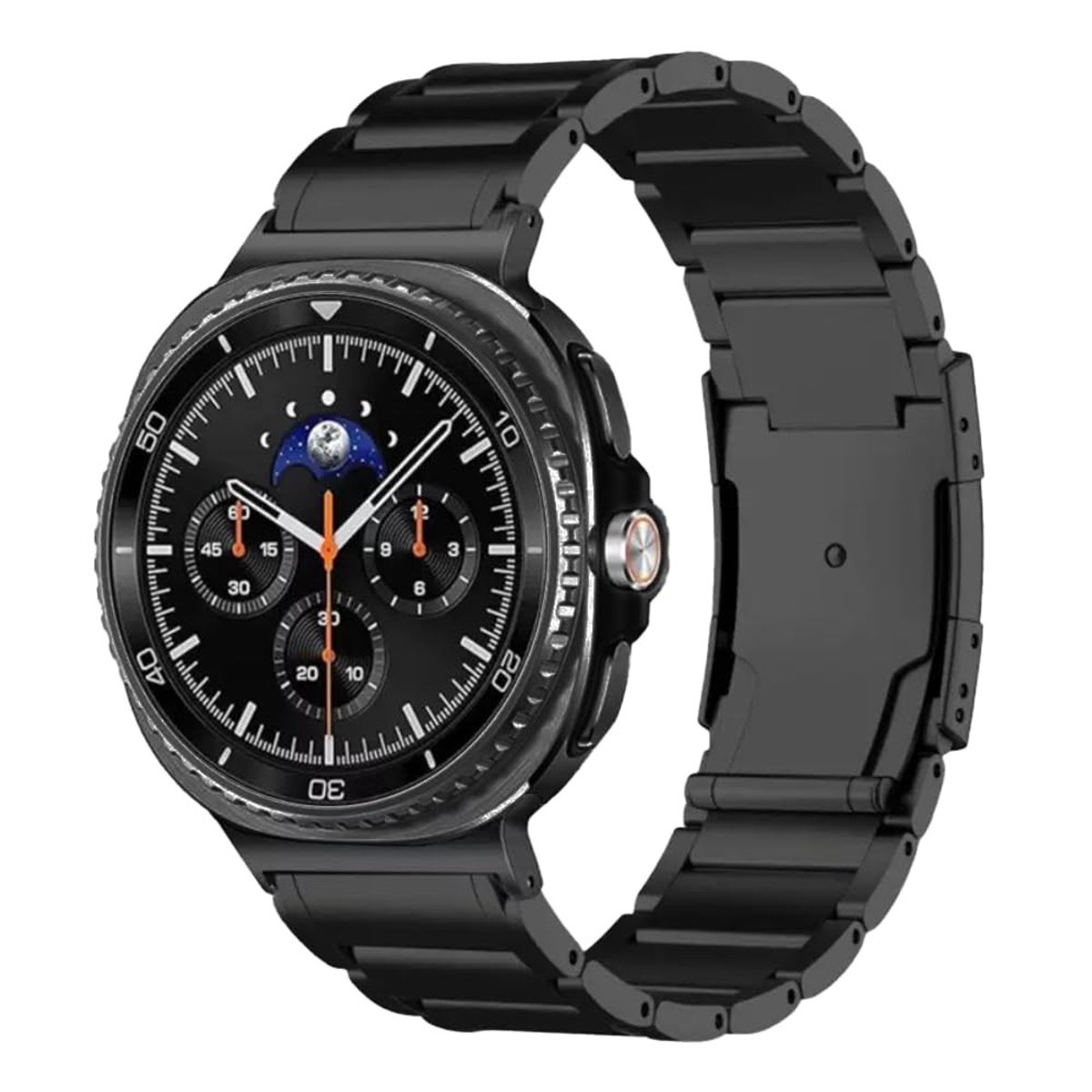 Dailygoods- Horlogebandje titanium - Compatibel met Samsung Galaxy Watch 8 - Lichtgewicht - Huidvriendelijk - Waterdicht - Reservearmband voor heren/dames - Horlogearmband