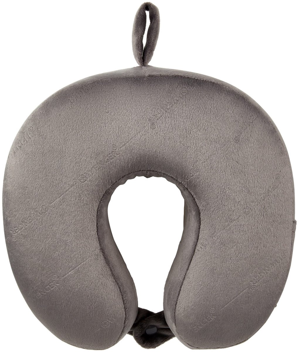 Dailygoods - Ergonomisch Reis Kussen van Geheugenfoam - Wasbare Hoes en Grijs