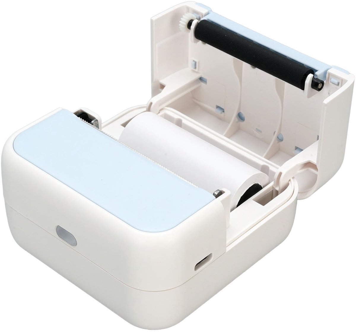 Dailygoods - Compacte en Draagbare USB Verzendlabelprinter - 4.0 Thermische Printer voor Kleine Bedrijven en Thuis