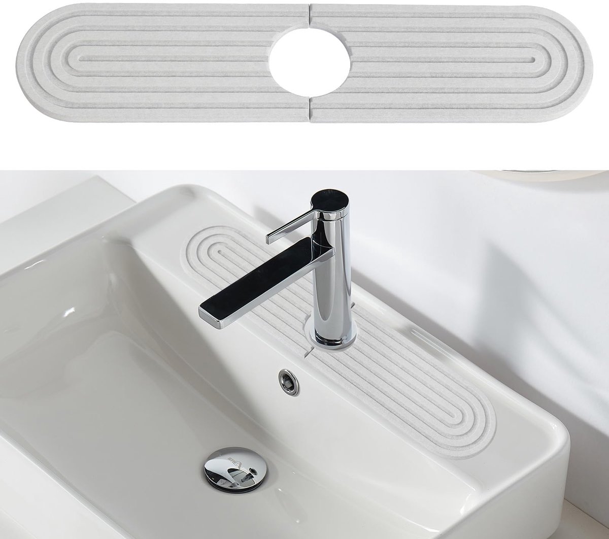 Dailygoods - Afdruipmat voor Gootsteen - Spatbescherming en Waterafvoer