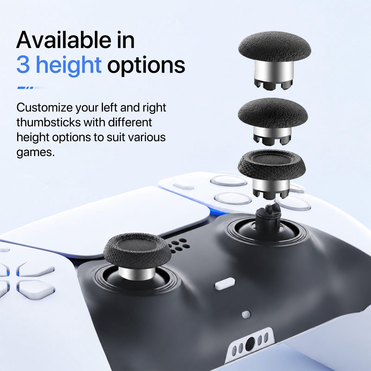 SnelShoppen - AKNES HallPi V6 Lineaire TMR-joystick vervanging voor PS5 DualSense & DualSense Edge Controller met Anti-Drift Elektromagnetische Sensor thumbnail 5