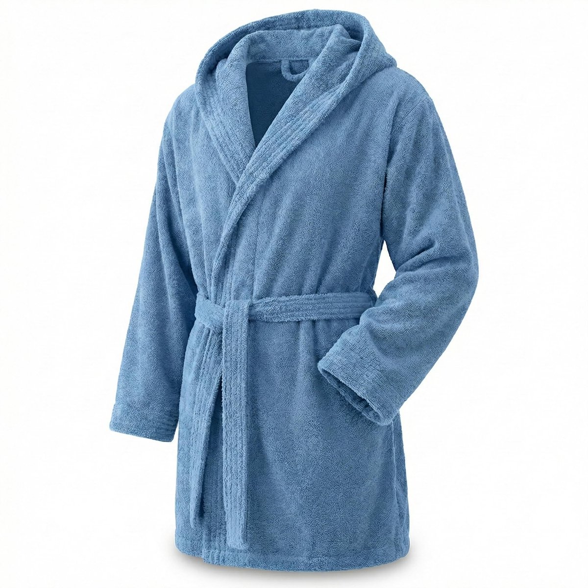 SnelShoppen - Unisex Badjas voor Dames en Heren, 100% Katoen, 500 g/m², Badstof, Lavendel, M - Luxe Badmode voor Thuis, Wellness en Spa