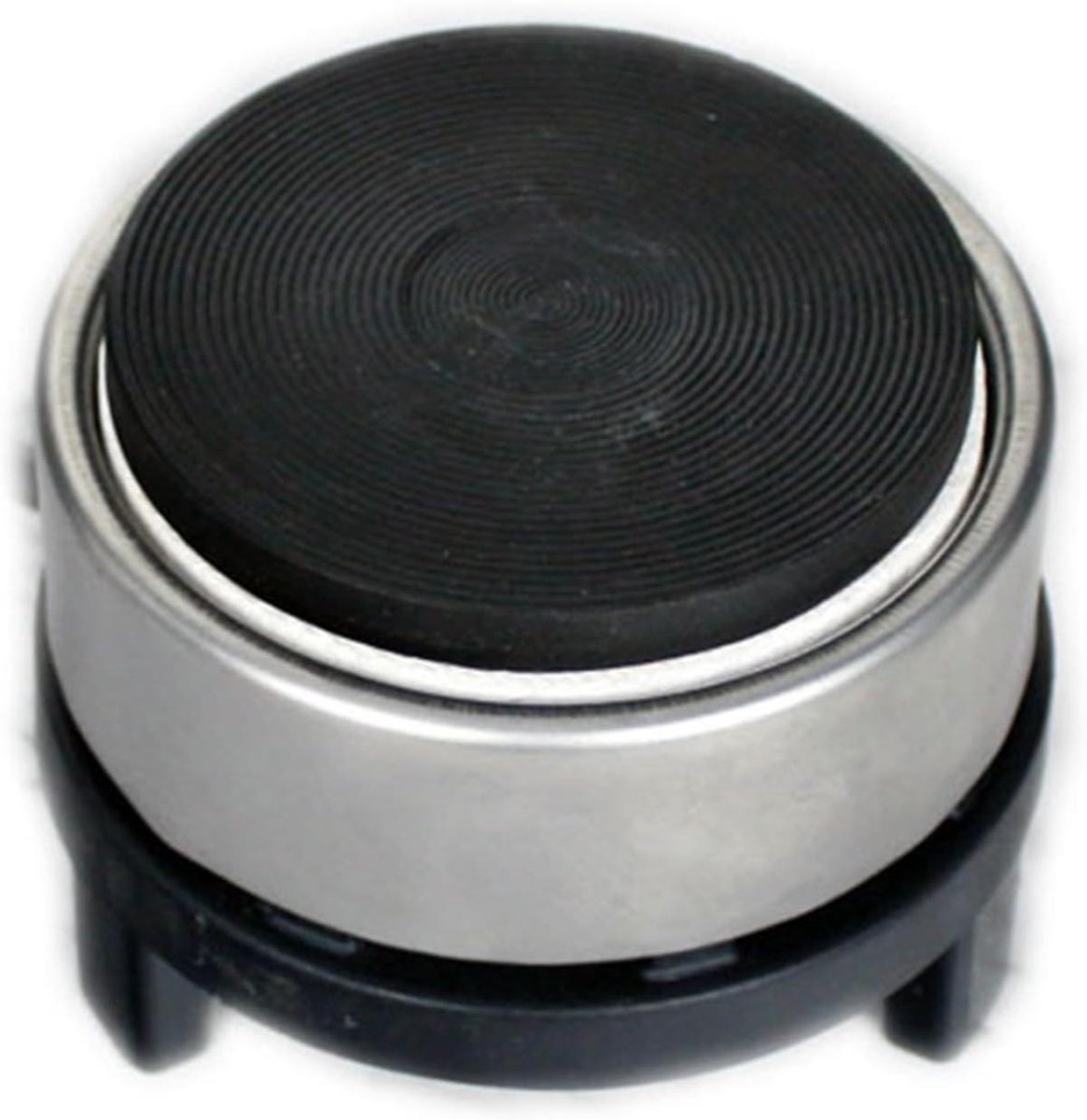 Elektrische Brander - Mini Fornuis - Thee Zetten - Gietijzeren Verwarmingsplaat - 10 cm diameter - Zwart